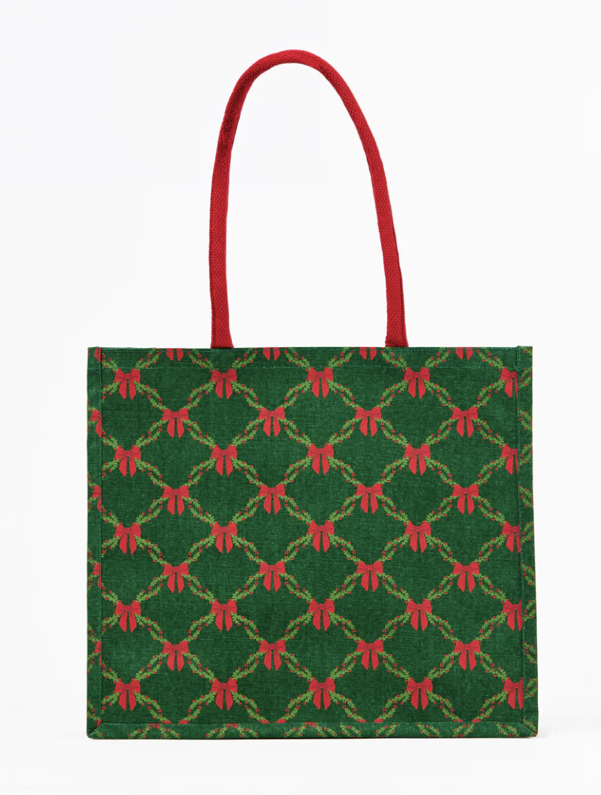 Everyday Essentials Tote Holiday Trellis