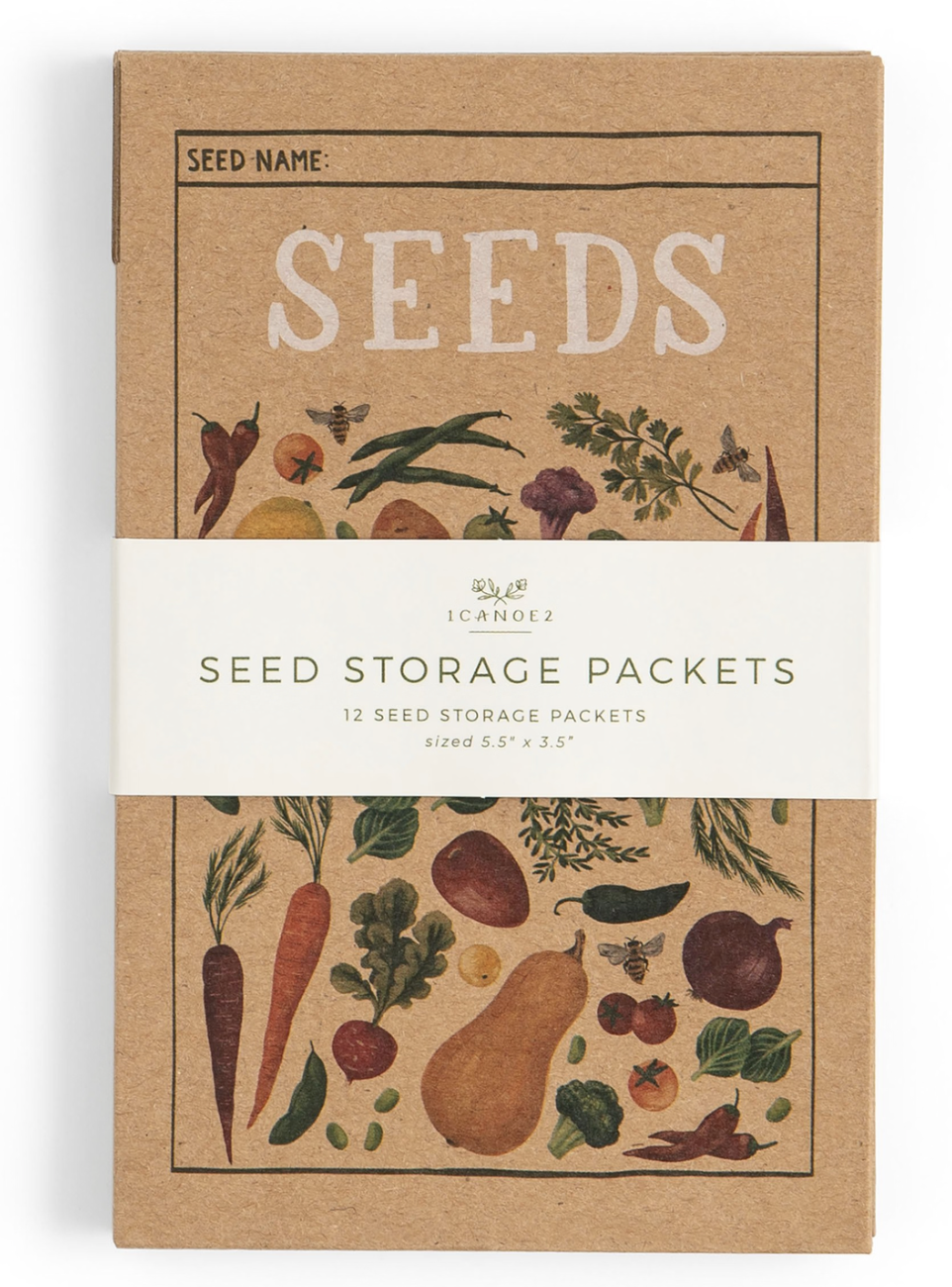Vegetable Seed Storage Packets
