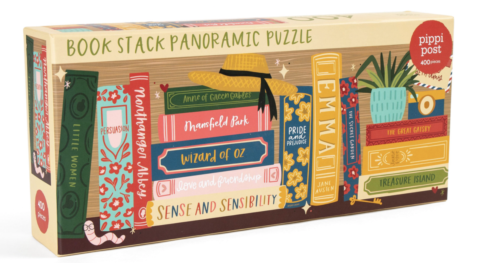 Panoramic Bookstack Puzzle