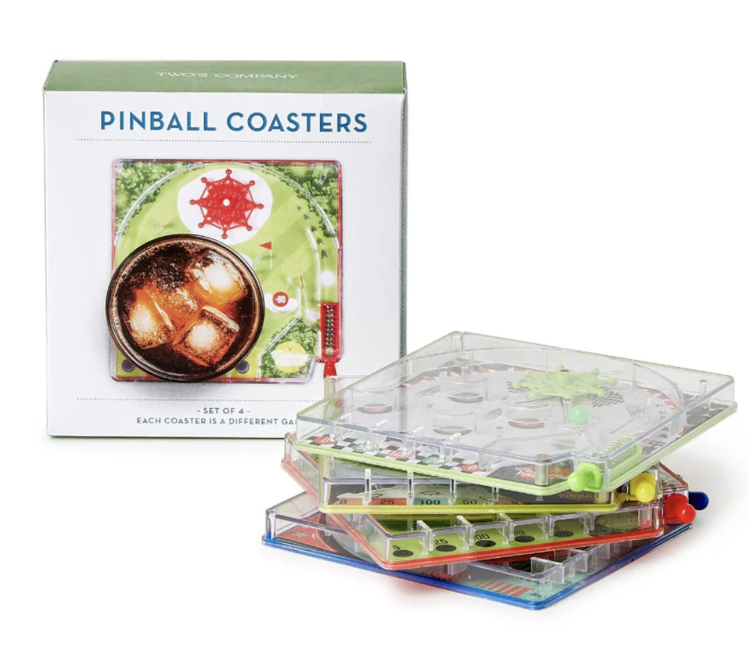 Pinball Coasters In Gift Box