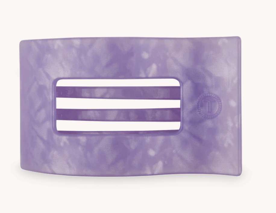 Lavender Mist Large Flat Rectangle Hair Clip