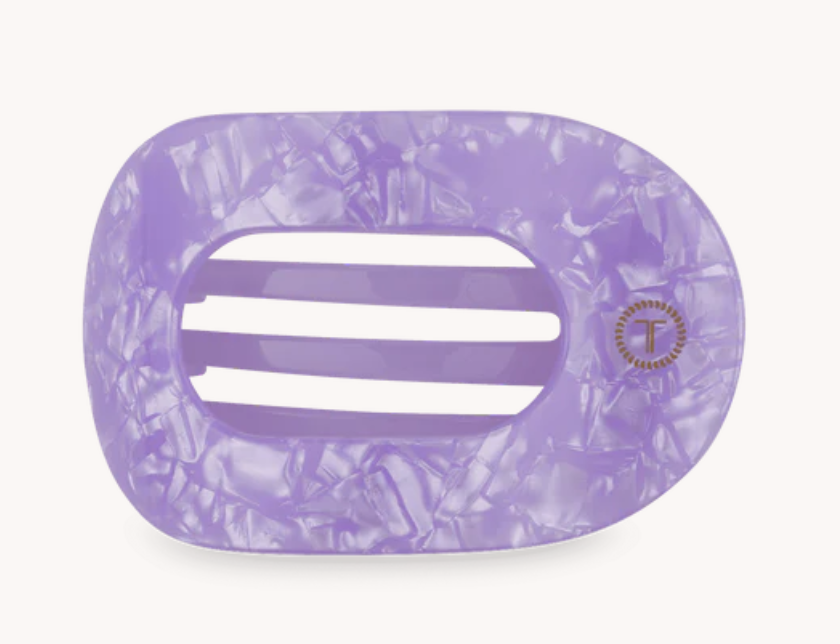 Lavender Mist Small Flat Round Hair Clip