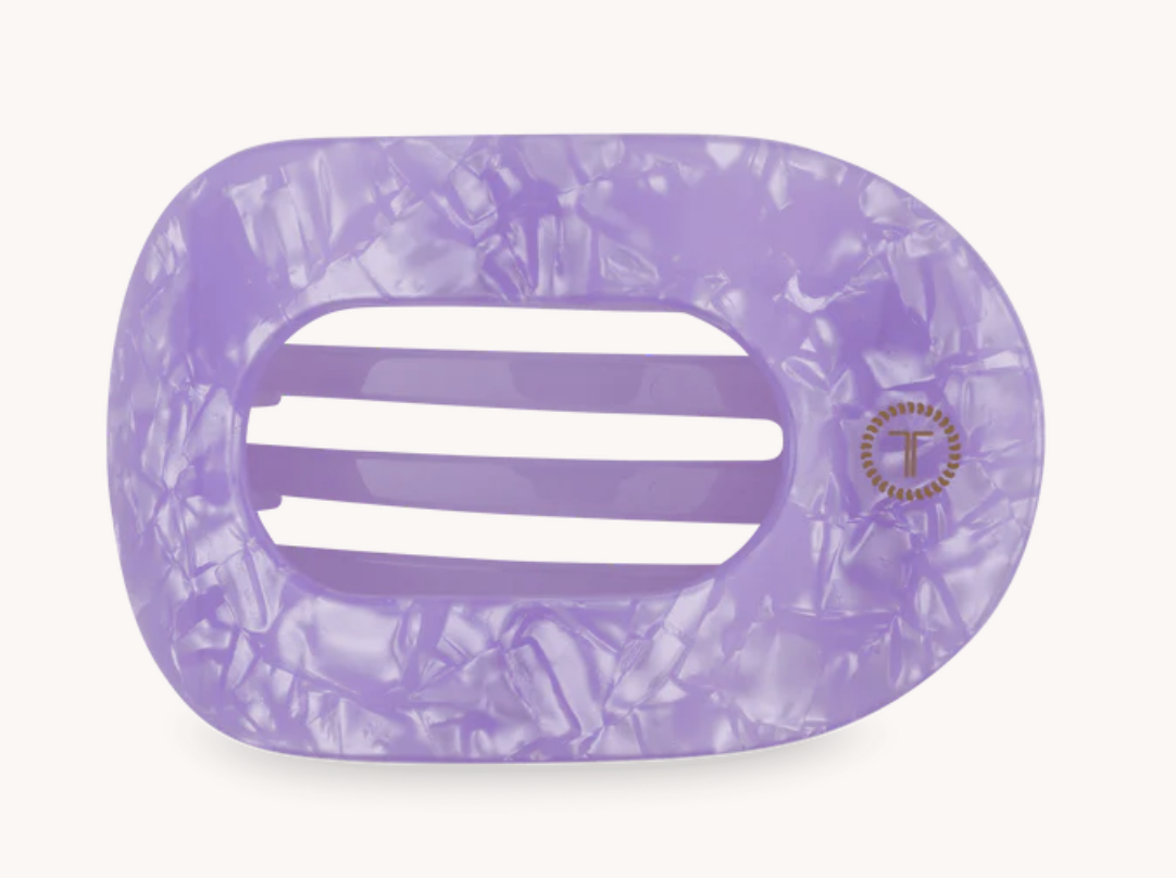 Lavender Mist Medium Flat Round Hair Clip