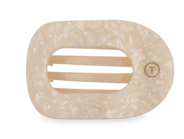 Soft Surf Medium Flat Round Hair Clip