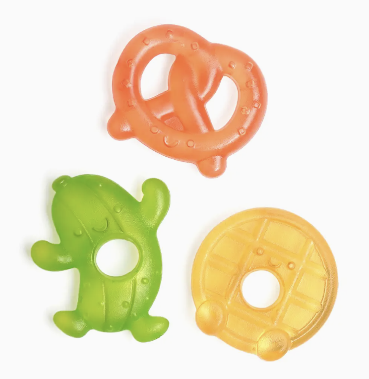 Cutie Coolers Water Filled Teethers Silly Foods