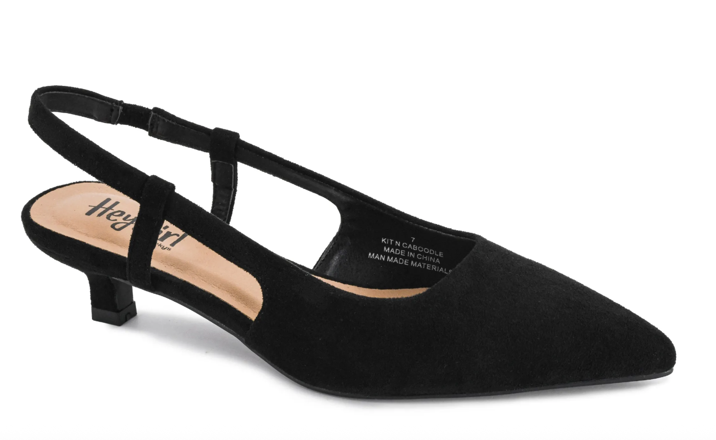 Kit N Caboodle - Black Faux Suede