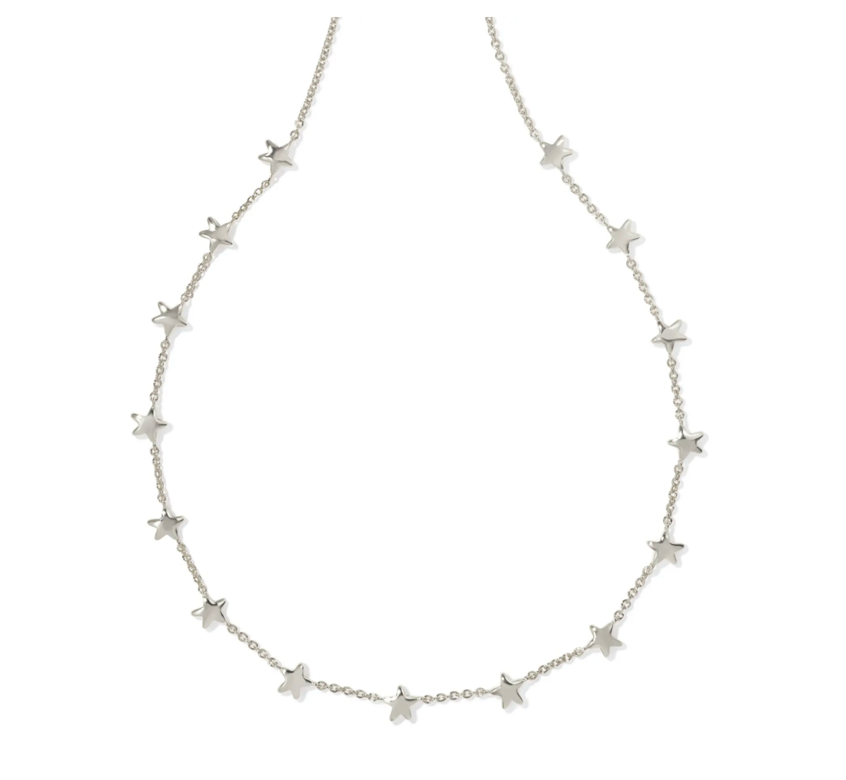 Sierra Star Rhod Chain Necklace