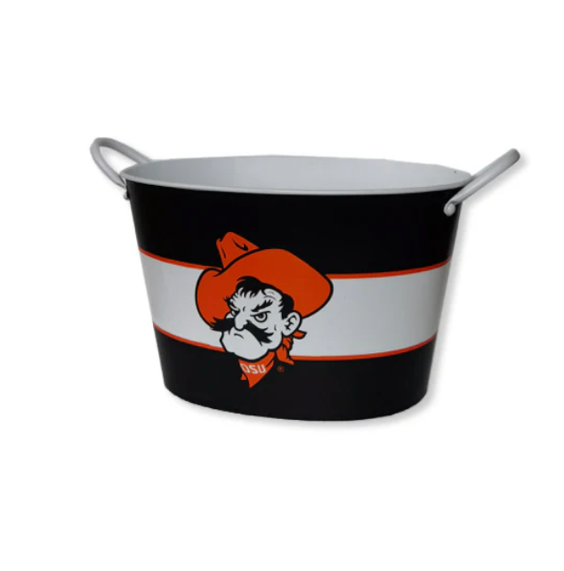 Oklahoma State Metal Wine Bucket