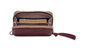 Plum Zippy Wallet