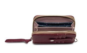 Plum Zippy Wallet