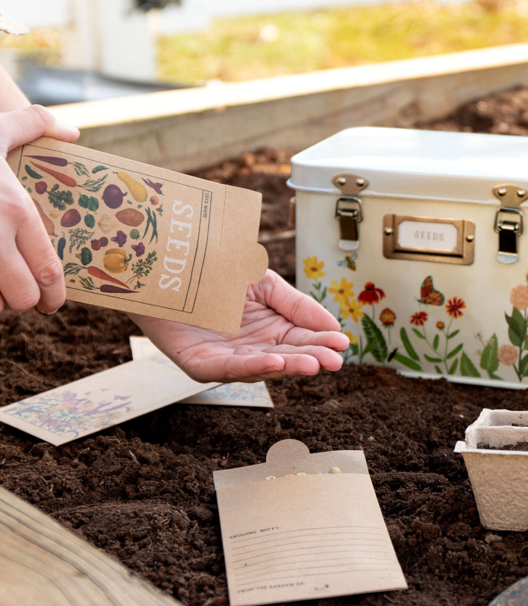 Vegetable Seed Storage Packets