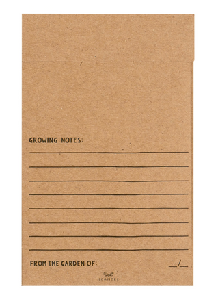 Vegetable Seed Storage Packets