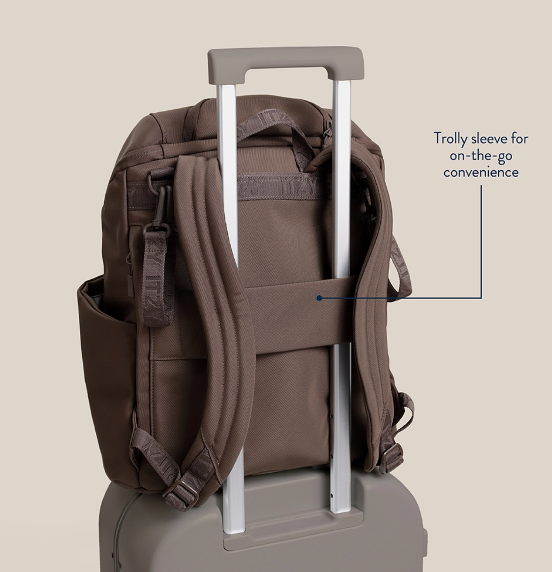 Belong Bucket Backpack Modern Unisex Mocha