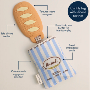 Teensy Crinkle Baguette