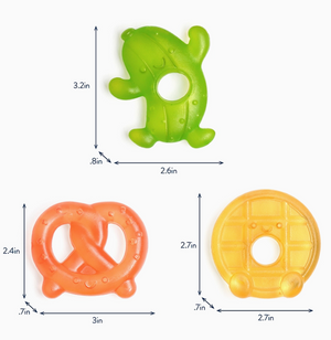 Cutie Coolers Water Filled Teethers Silly Foods