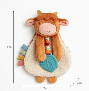 Highland Cow Itzy Friends Lovey Plush