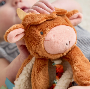 Highland Cow Itzy Friends Lovey Plush