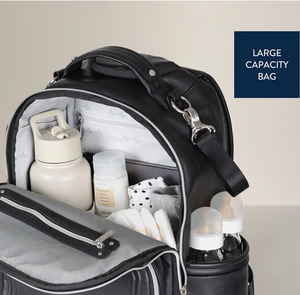 Noir Boss Plus Backpack Diaper Bag