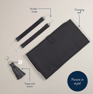 Noir Boss Plus Backpack Diaper Bag