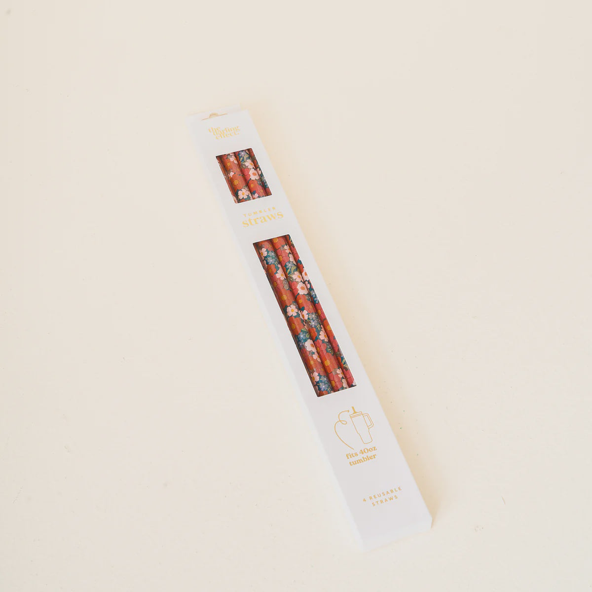 the darling effect 40oz Tumbler Straw-Wild Navy