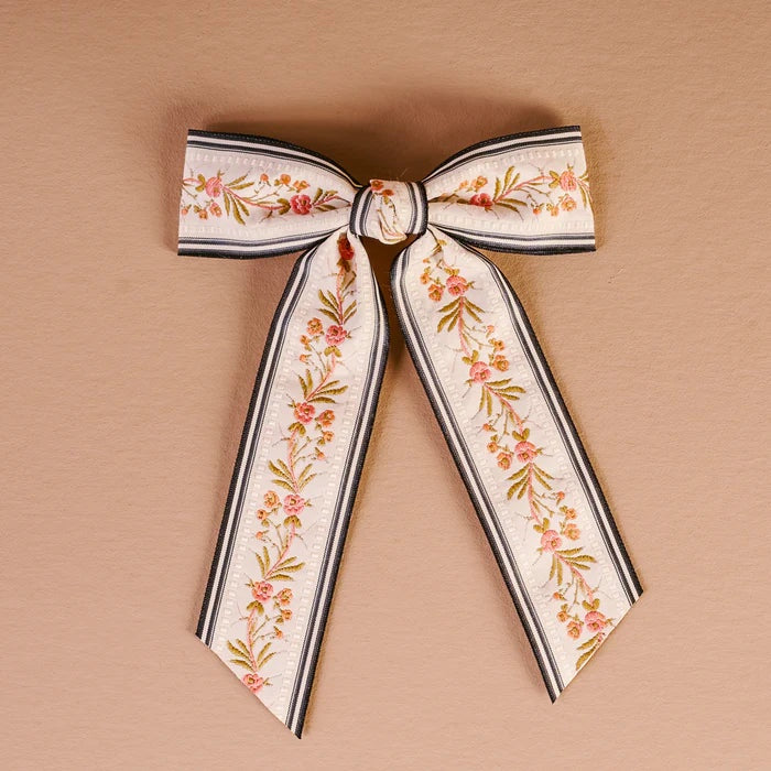 Cottage Crush Hair Bow Cream