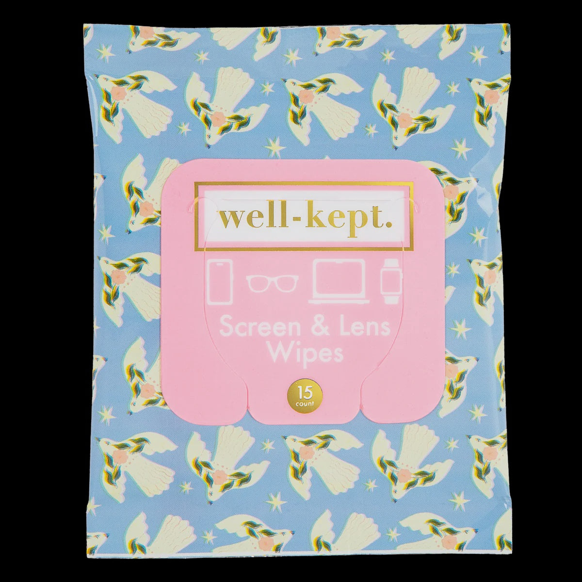 Peace On Earth Screen Cleansing Wipes 15ct