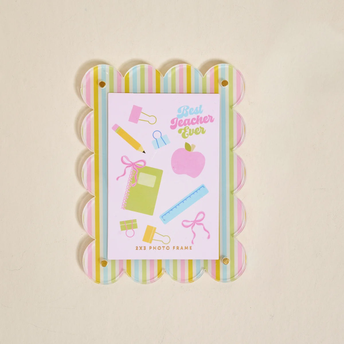 Mini Acrylic Picture Frame Magnet Color Me Happy