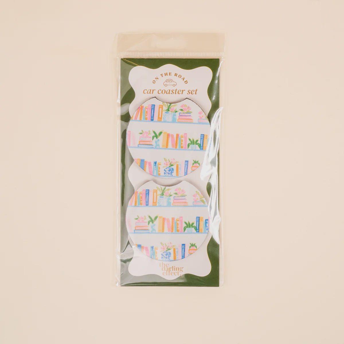 On The Road Car Coaster Set Book Shelfie