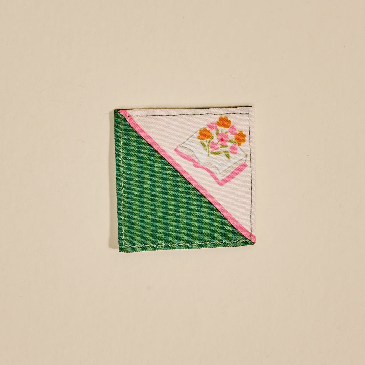 Corner Keeper Fabric Book Mark Petals & Pages