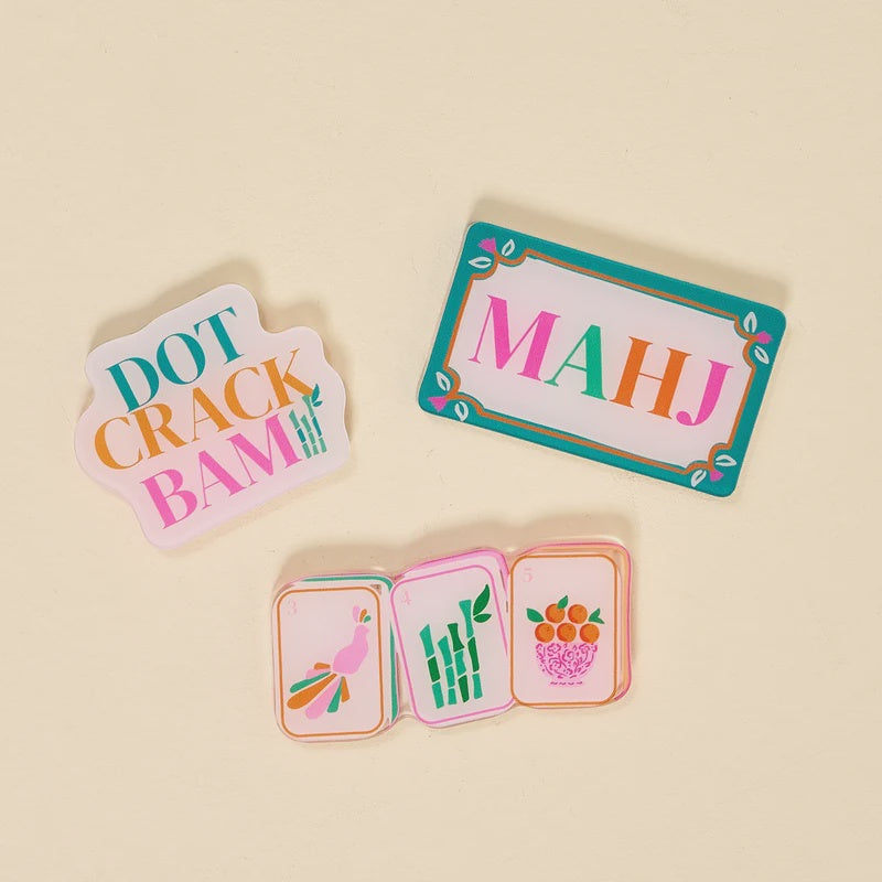 Little Magnet Set Lets Play Mahjong The Darling Effect
