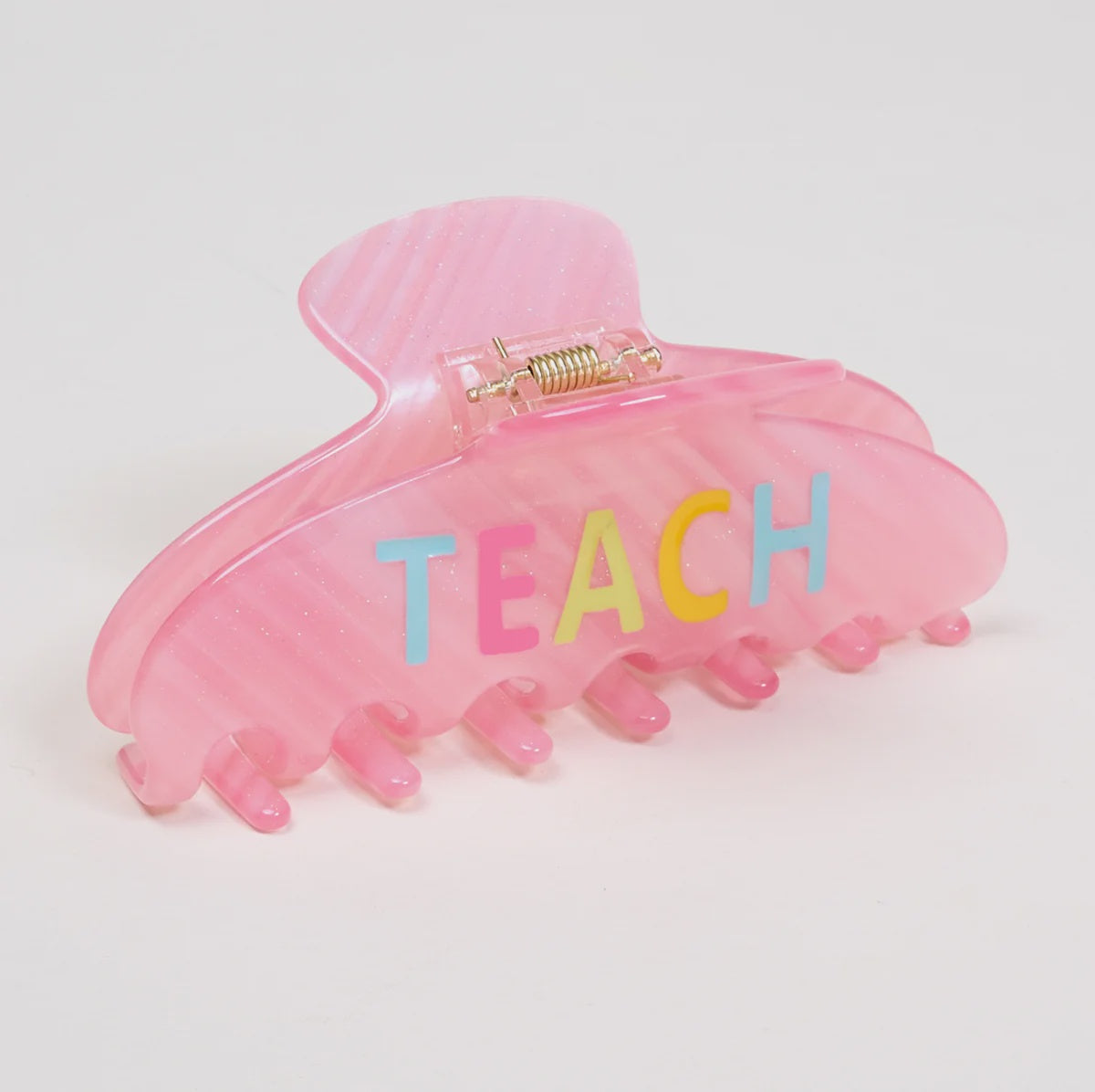 Teach Claw Clip Pink