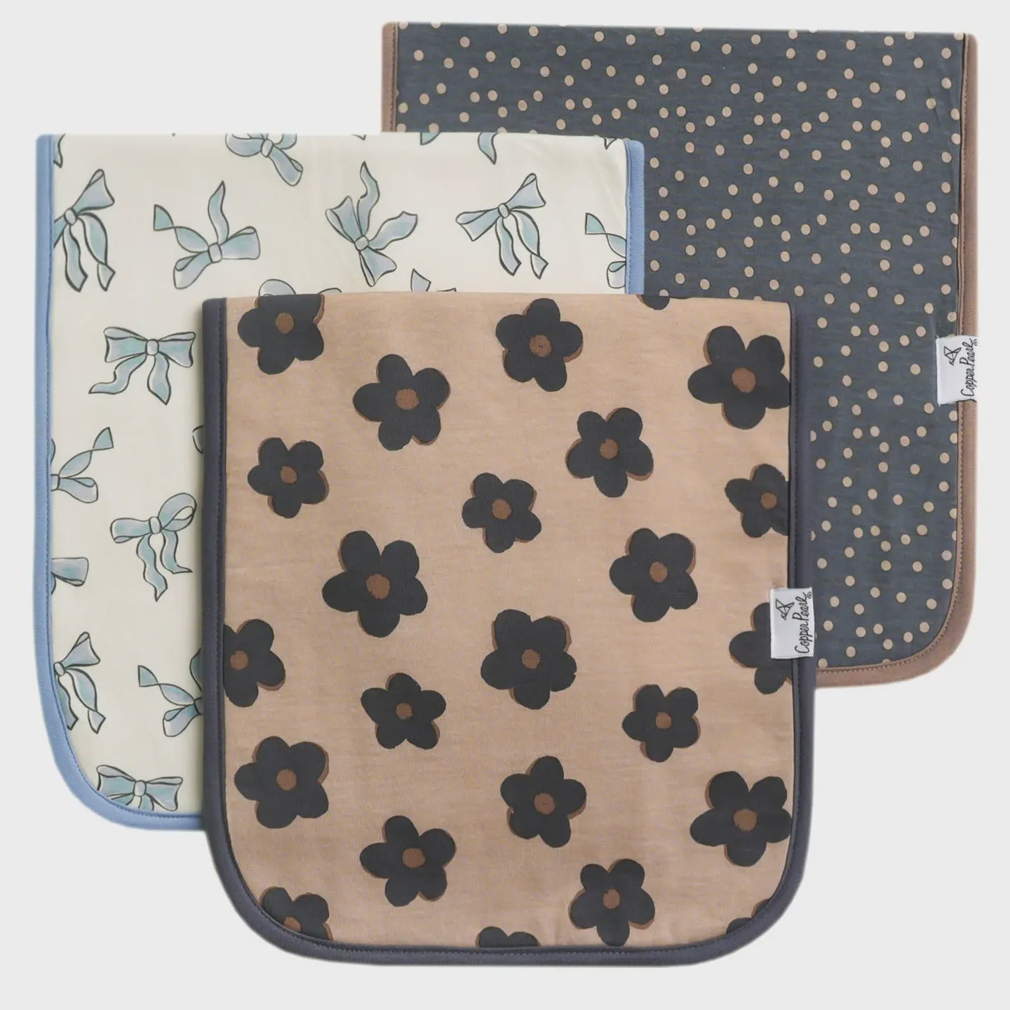 Gemma In Tan Burp Cloth Copper Pearl