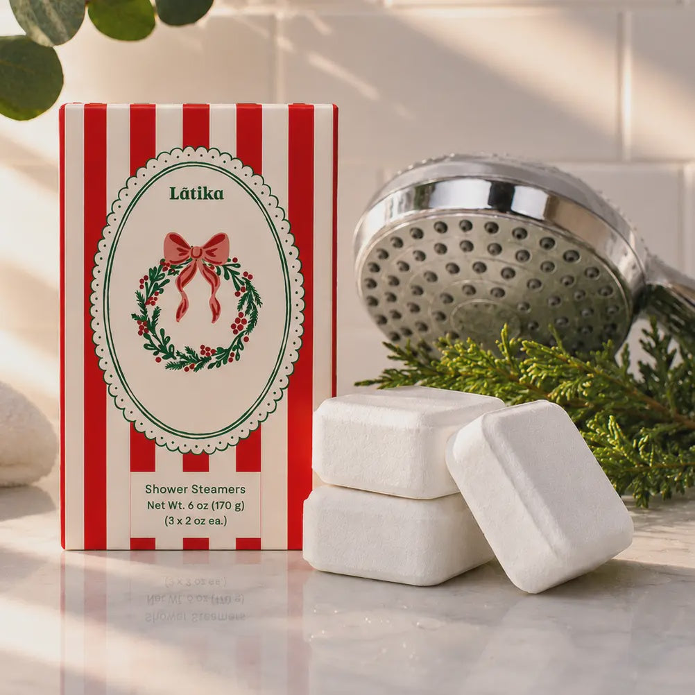 Shower Steamers Wreath Christmas Pine & Cedarwood