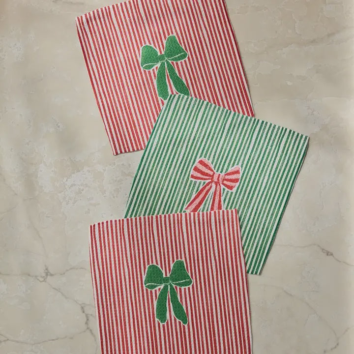 Ribbon Bows Dishcloth