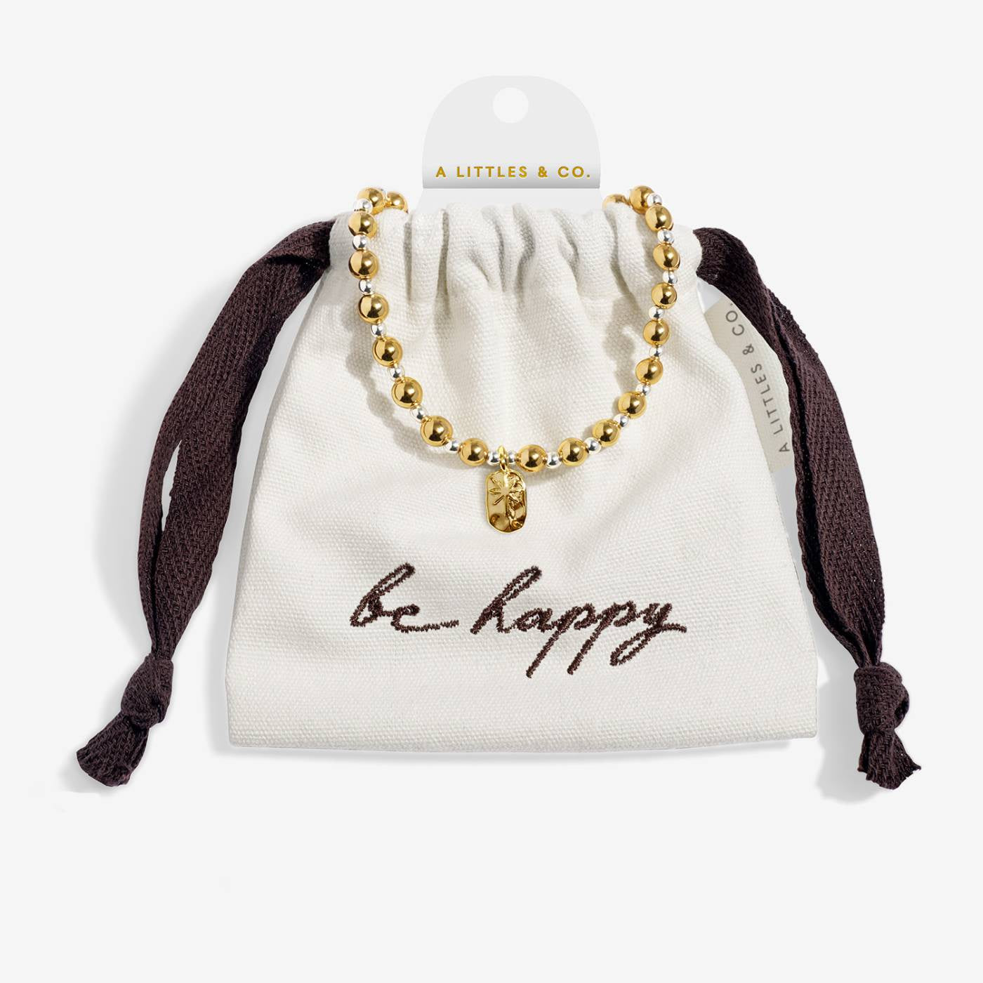Words To Treasure Be Happy Bracelet