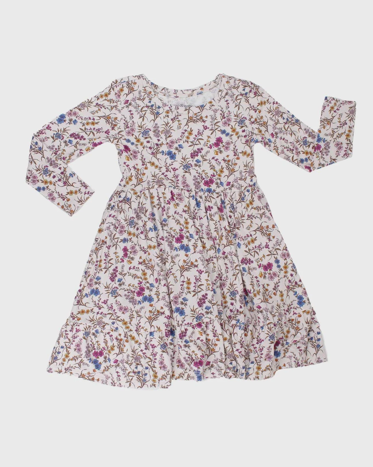 LEV baby Ariana Dress LS Flutter Sleeve
