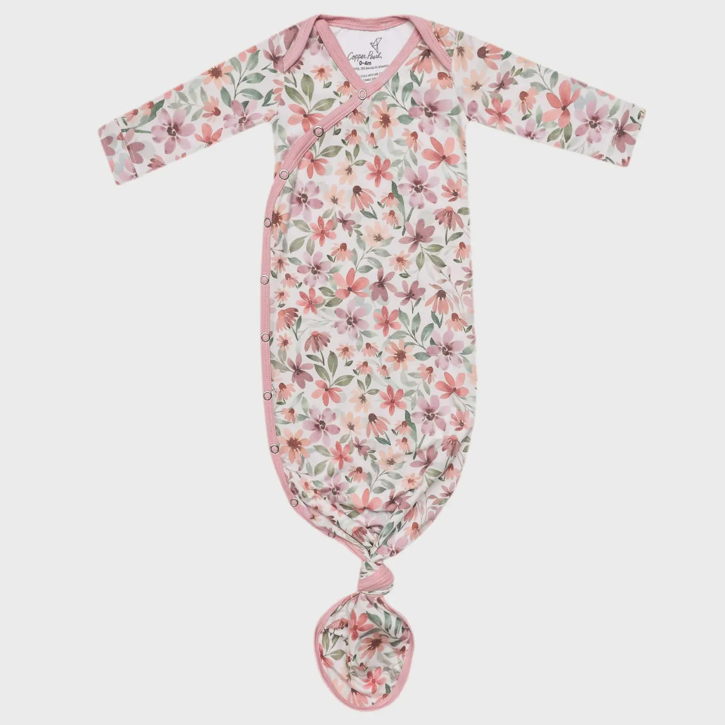 Natalie Knotted Gown Copper Pearl