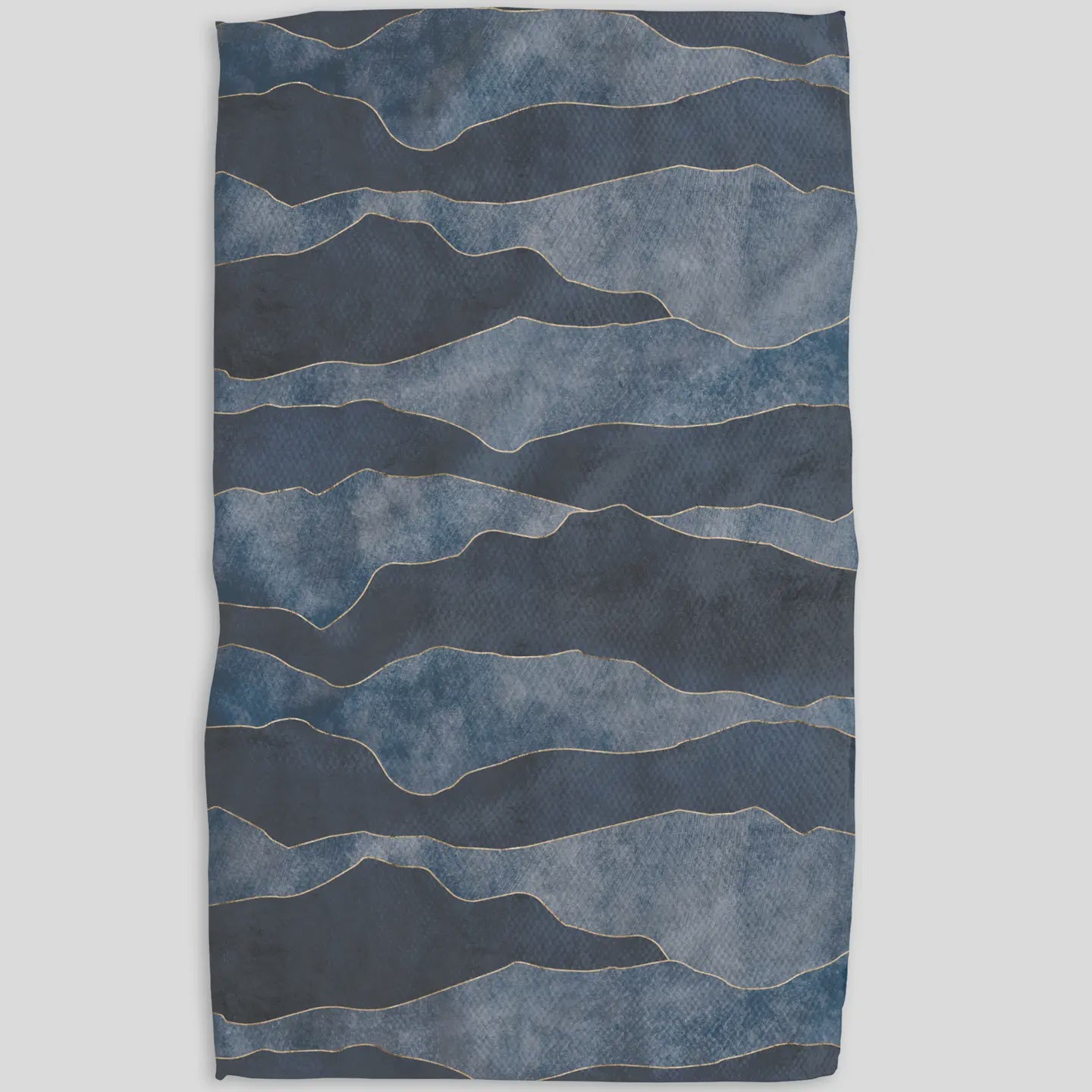 Lined With Gold Tea Towel