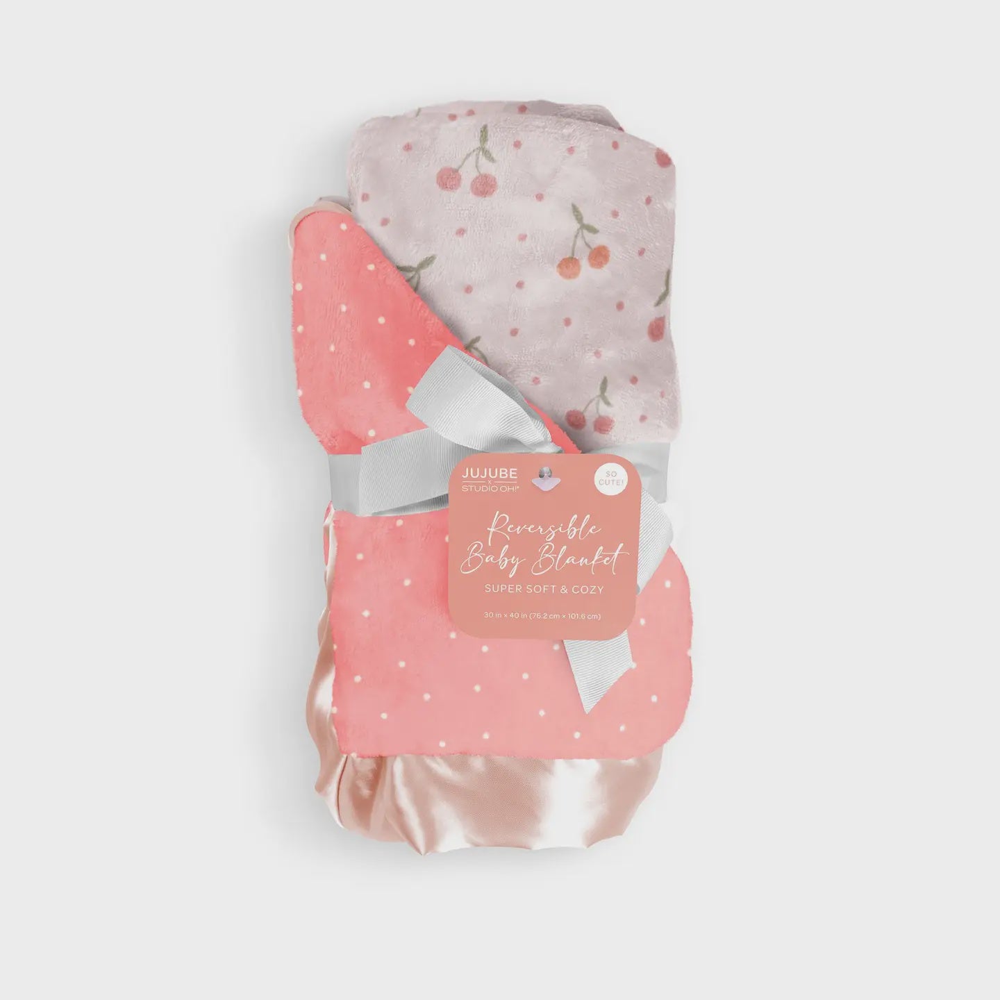 JuJuBe Reversible Baby Blanket Cherry Cute