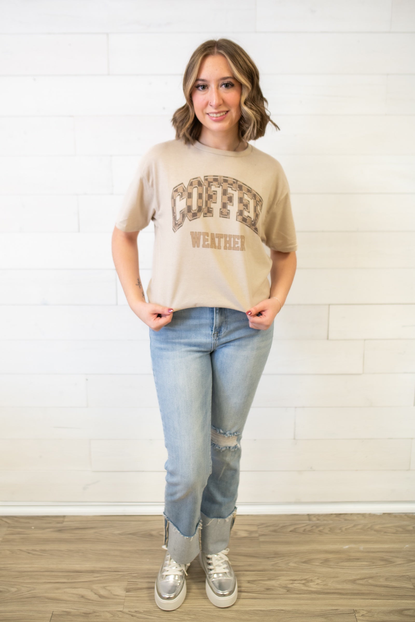 Hart and Hollow SS Coffee Weather Graphic Tee