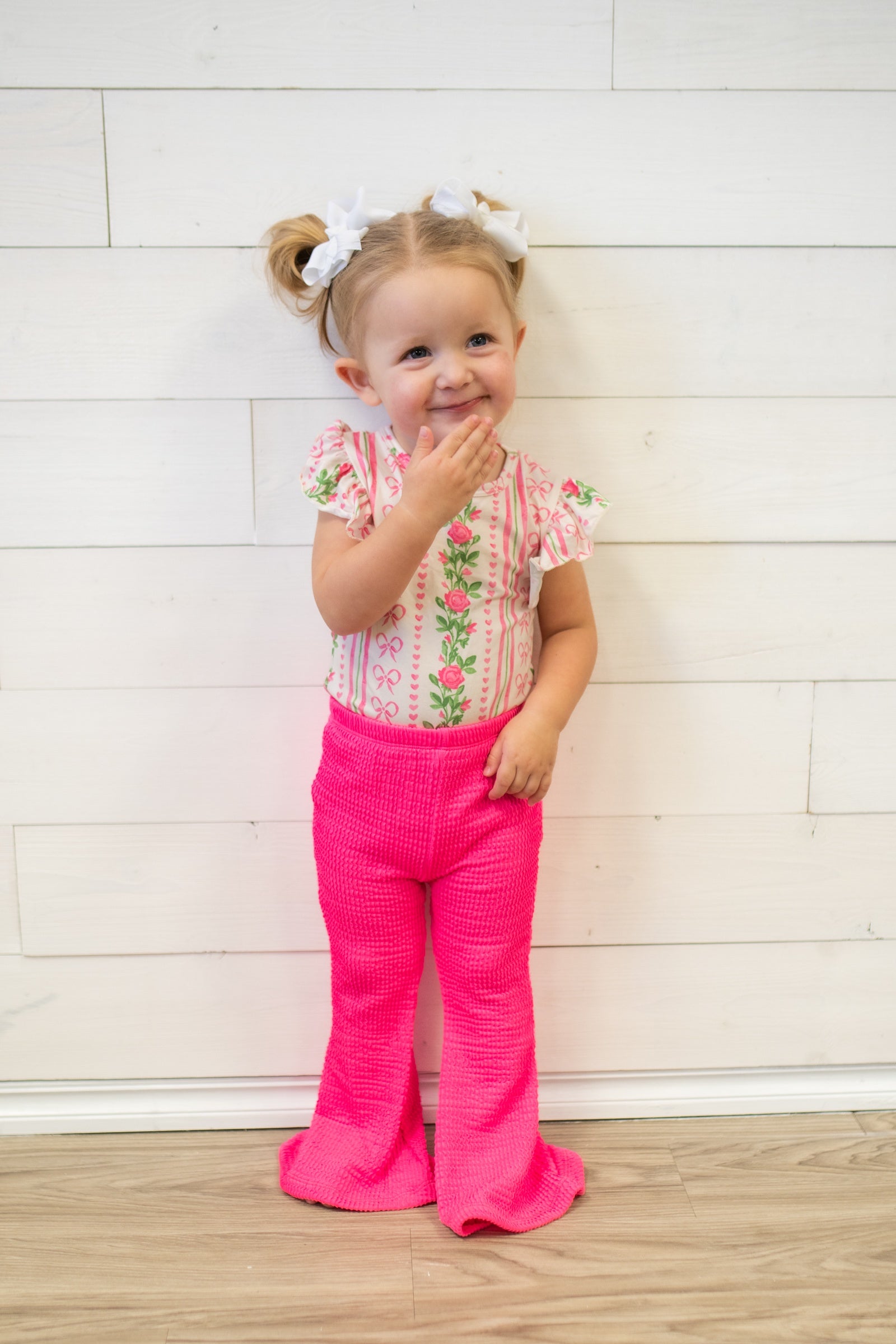 Mila & Rose Bell Bottoms-Neon Pink