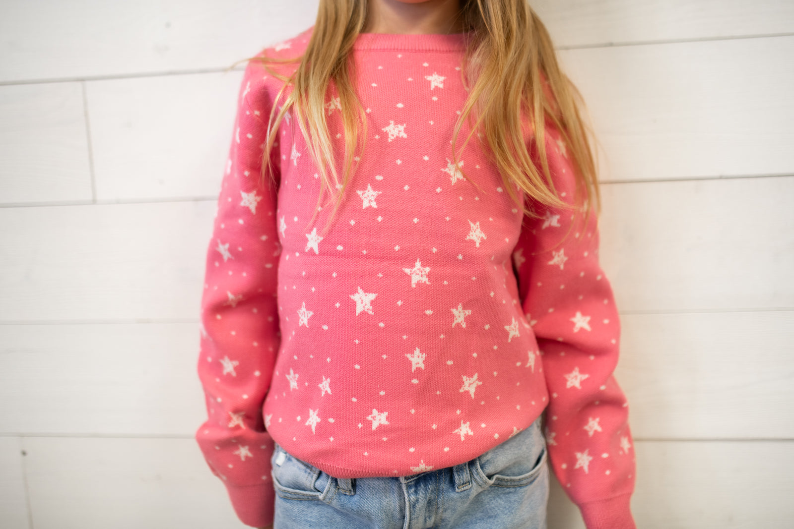 Mila & Rose Shining Star Sweater-Pink