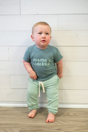 Babysprouts Boy Joggers-Seafoam