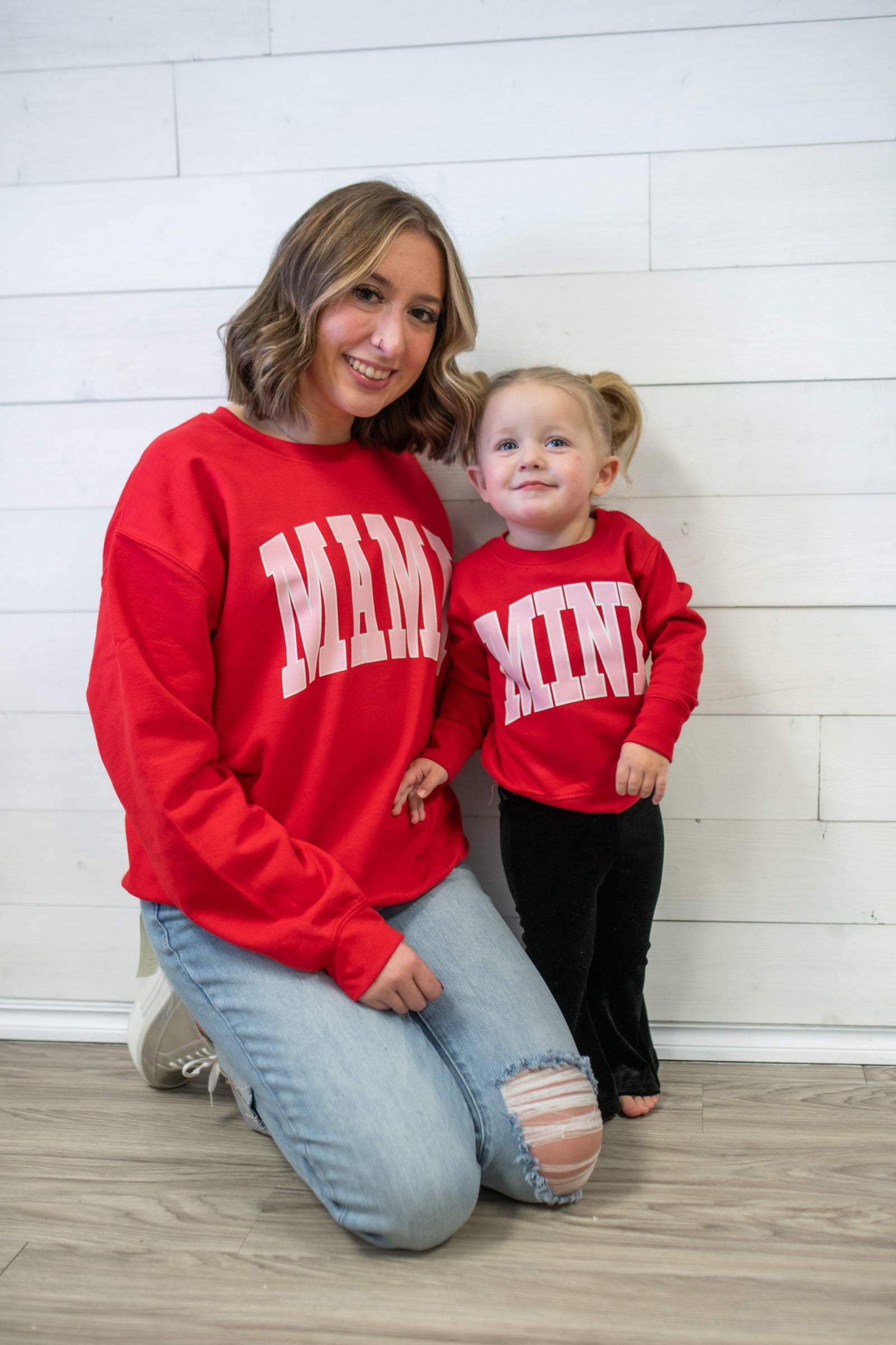 Valentine Mini Sweatshirt-Red
