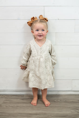 Vignette Juniper Cream Embroidered Dress