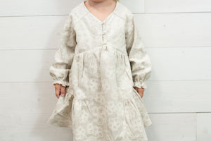 Vignette Juniper Cream Embroidered Dress