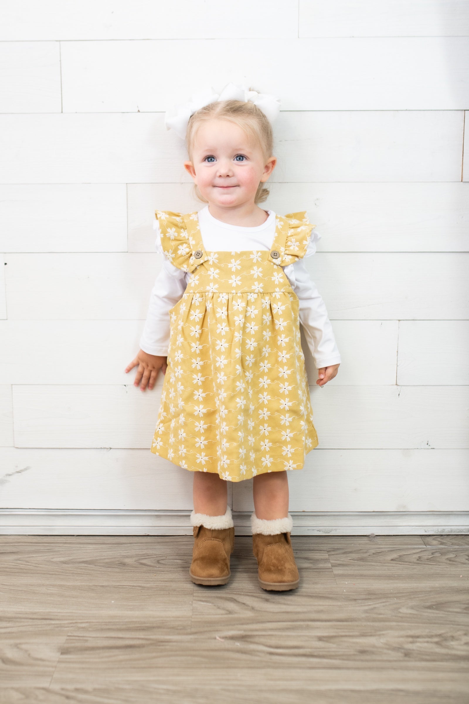 Vignette Opal Gold Embroidered Dress