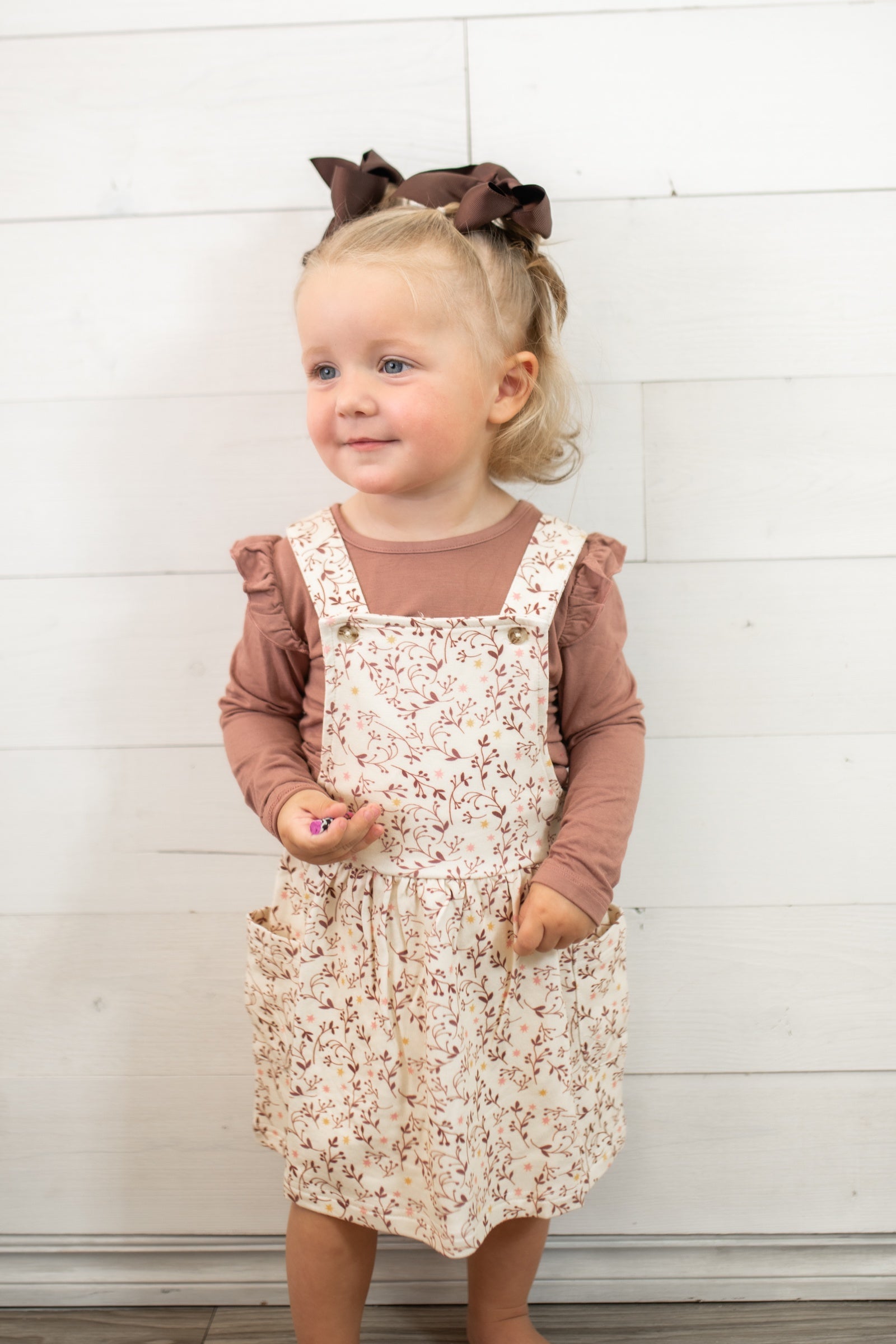 Jumper Set Girls Floral Vines