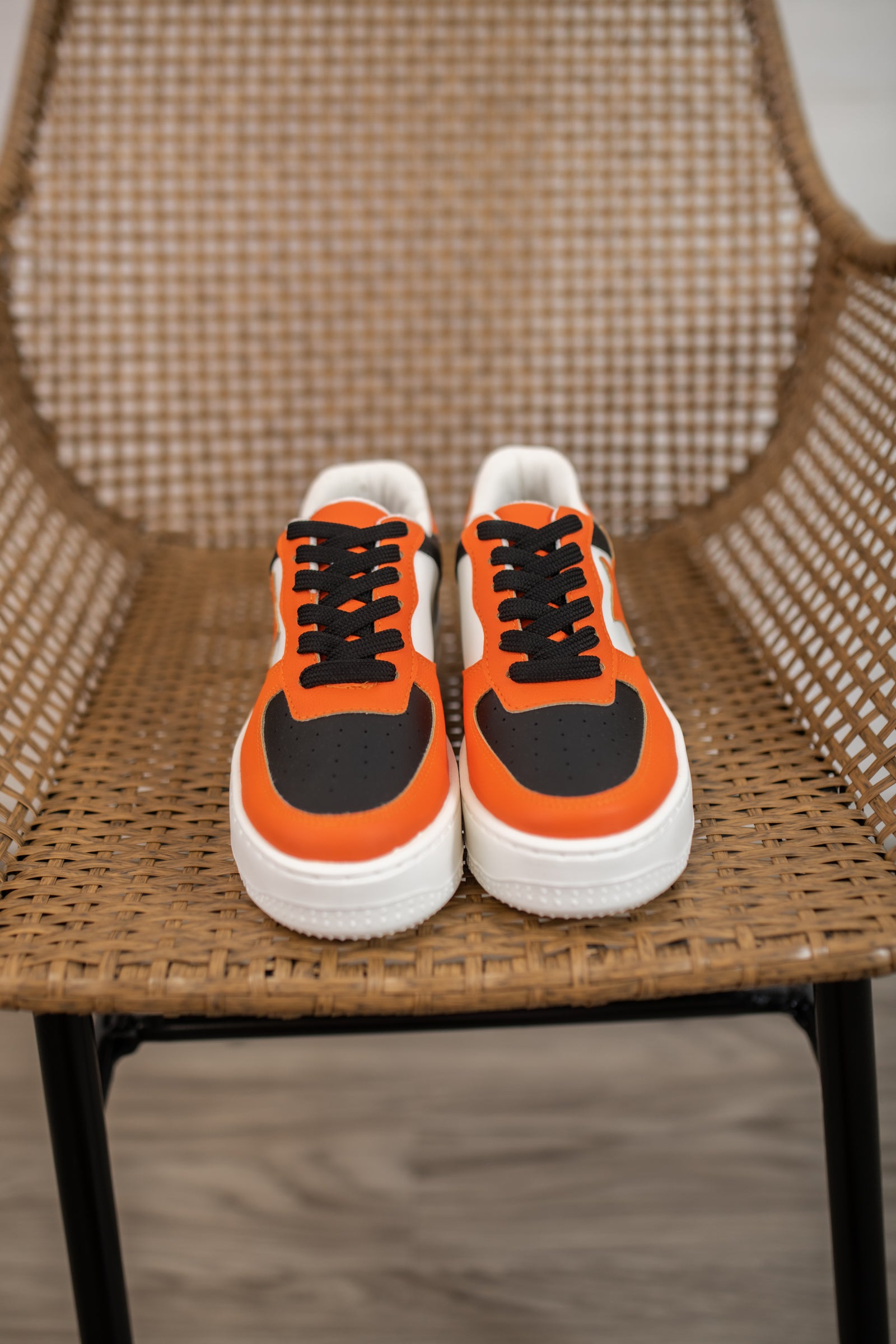 Viva 4 Star Sneakers-Orange & White