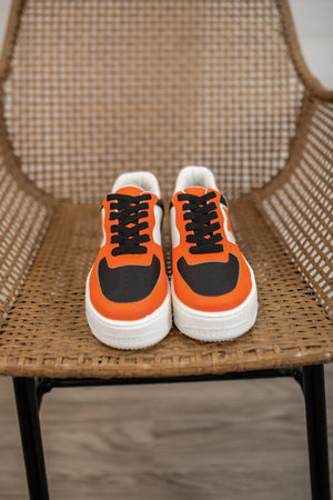 Viva 4 Star Sneakers-Orange & White